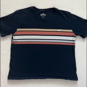 Hollister Striped Navy Shirt